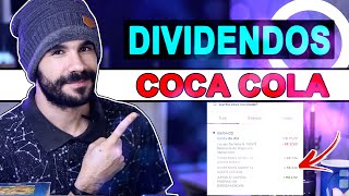 RECEBI DIVIDENDOS DA COCA COLA  Quanto dinheiro tenho investido [upl. by Nerred]