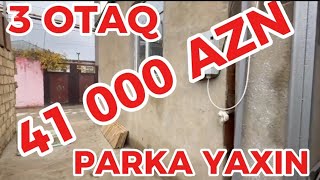 Parkın Arxasında 3 Otaqlı Tam Təmirlə Təhvillə Cəmi 41000 AZN [upl. by Adon]