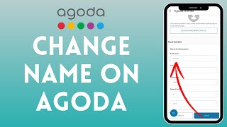 How to Change Name in Agoda  Edit Your Personal Information in Agoda 2024 [upl. by Nuawad189]