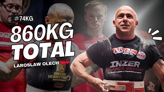 Jaroslaw Olech  1st Place 860Kg Total 74Kg  IPF World Powerlifting Championship 2024 [upl. by Eneleahs]