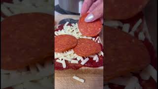 PEPPERONI PIZZA TOASTIE airfryerrecipes pepperonipizza toastie [upl. by Lleirbag394]