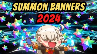 Fate Grand Order  All Summon Banners For 2024  FGO NAGlobal Ver [upl. by Nerhe]