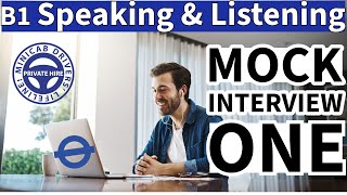 ESOL B1 English Speaking and Listening Mock Test One  London PCO application  Citizenship Course [upl. by Yelha]