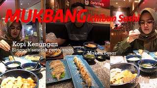 MUKBANG DI ICHIBAN SUSHI ASIA PLAZA TASIKMALAYA ankadapur ankadaily gyoza sushi misosoup COFFEE [upl. by Kaspar]