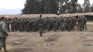 AUTORIDADES ESTUVIERON EN EL INICIO DE CURSO DE PARACAIDISTAS EN LATACUNGA [upl. by Nosnah724]