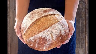 No Knead Bread   Easy homemade bread recipe with whole grain options [upl. by Noira]