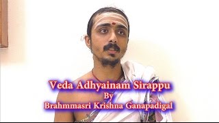 Veda Adhyayanam Important  வேத அத்தியனம் சிறப்பு  Brahmmasri Krishna Ganapadigal [upl. by Syst132]