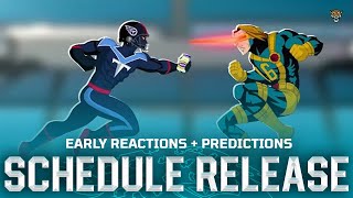 Jaguars Schedule Reactions [upl. by Karol]