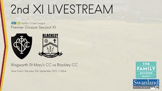 LIVESTREAM Illingworth St Marys CC 2nd XI v Blackley CC 2nd XI [upl. by Thissa230]