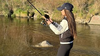 TROUT FISHING WITH IRINA🎣 [upl. by Chilt87]