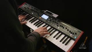 Behringer DeepMind 12 Patch Demonstration  Bank B [upl. by Lutim]