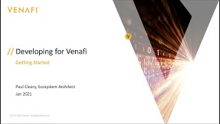 Developing for Venafi  Platform Overview [upl. by Avilla905]