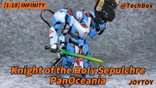 Joytoy Infinity PanOceania Knight of the Holy Sepulchre 118 scale action figure [upl. by Lenuahs]