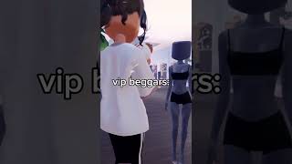 vip beggars  roblox dti dtiroblox [upl. by Eissed]