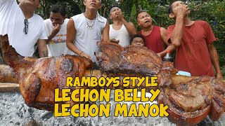 RAMBOYS STYLE LECHON BELLY AT LECHON MANOK [upl. by Conlon208]