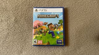 Minecraft PS5 Unboxing [upl. by Rezzani]