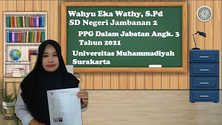 Video Pembelajaran UKIN PPG Daljab Angk3 Universitas Muhammadiyah Surakarta 2021  Wahyu Eka Wathy [upl. by Gnav375]