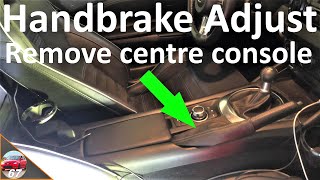 2016 MX5 guide Handbrake adjustment [upl. by Eirot]