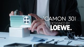 TECNO CAMON 30 Series LOEWE Design Edition  Official Unveiling [upl. by Aitropal]