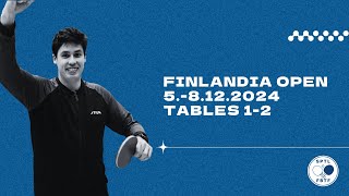 PingisTV  Finlandia Open  8122024  Tables 34 [upl. by Thora]