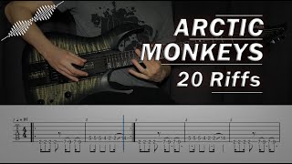 Arctic Monkeys  Top 20 Riffs With Tabs [upl. by Talie]