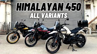 Royal Enfield Himalayan 450 All Variants  Price Update  Motorxone [upl. by Arriec]