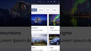 Responsive Filterable Image Gallery in HTML Bootstrap amp JavaScript [upl. by Zilevi]