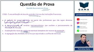 QUESTÃO 17030  USO INDEVIDO DE INFORMAÇÃO CPA10 CPA20 CEA [upl. by Enirehtac]