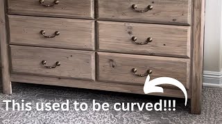 Cutting a Furniture Base Using a Circular Saw or Jigsaw  Furniture Refinishing for Beginners [upl. by Lenehc]