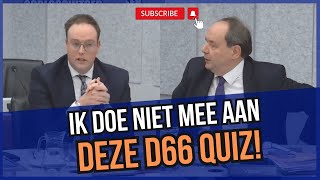 PVVer zet D66er in de HOEK ‘Ik doe niet mee met je spelletjes’ [upl. by Hsenid465]