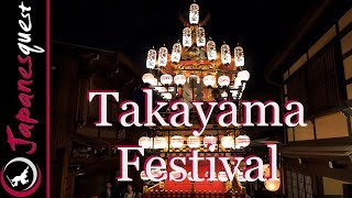 A brief Guide to the Autumn Takayama Festival in October [upl. by Ayanej]