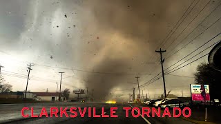 Insane Up Close Tornado Right In Front Of Them In Clarksville TN [upl. by Beora]