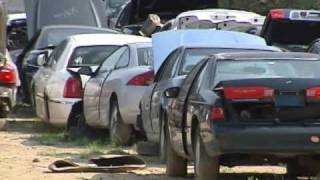 Salvage Yard Owners Not Thrilled About Clunker Program [upl. by Willcox822]