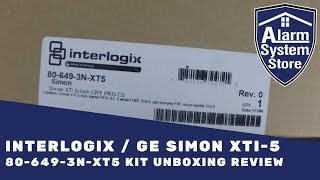 Interlogix  GE Simon XTi5 806493NXT5 Kit Unboxing Review  Whats in it for you [upl. by Jehoash]