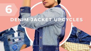 6 Next Level DIY Denim Jean Jacket Upcycles [upl. by Lissie920]