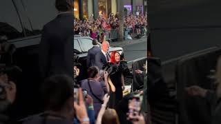 Lady Gaga’s Stunning Arrival at Joker Folie à Deux Red Carpet Premiere [upl. by Enelram]