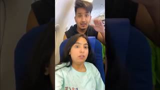 Flight Main Prank Worng ho gya✈️🤣 short ytshorts funny manishsaini priyalkukreja [upl. by Martie970]