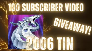 2006 Cyber Dragon Tin Opening 100 Subscriber Video [upl. by Lien]