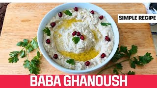 The Best Baba Ghanoush Recipe Lebanese Eggplant Dip [upl. by Athiste]