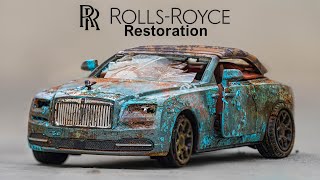 Restoration Abandoned Rolls Royce Dawn  with Wooden Interior [upl. by Aicsila]