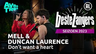 Mell amp Duncan Laurence  Dont want a heart  Beste Zangers 2023 [upl. by Phil]