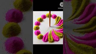 Gauri pujan rangoli  Ganapati festival rangoli Navratri rangoliDiwali rangoli  satisfying video [upl. by Hekker880]