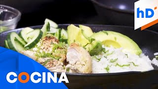 Receta para preparar un delicioso tazón de pollo  hoyDía  Telemundo [upl. by Rothstein]