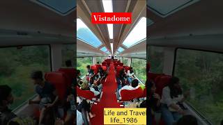 Vistadome Coach 🚅🤠 shorts vistadome ytshorts trending viralvideo minivlog curlytalesdigital [upl. by Mauceri]