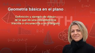 601Circunferencia inscrita y circunscrita a un triángulo definición y ejemplos [upl. by Ajnotal]