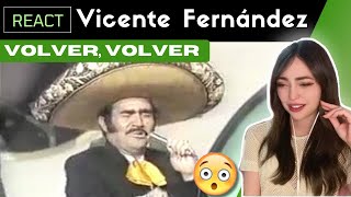 FIRST TIME REACTING VICENTE FERNÁNDEZ  VOLVER VOLVER [upl. by Mraz]