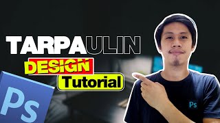 Tarpaulin Design Tutorial in Photoshop  Basic Editing Tutorial TAGALOG [upl. by Muna]