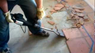 Removing Saltillo tile [upl. by Alasteir]