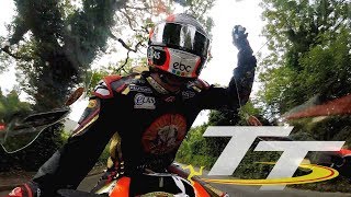 TT 2018 Senior Race moments for James Hillier and Michael Rutter [upl. by Dranrev]