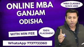 ONLINE MBA COLLEGE IN GANJAM  DISTANCE MBA COLLEGE IN GANJAM 2025  ADMISSION  FEE [upl. by Harden602]